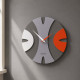 Orologio da parete rotondo in legno dal design moderno ed elegante