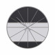 Orologio da parete rotondo in legno dal design moderno ed elegante