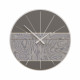 Orologio da parete rotondo in legno dal design moderno ed elegante