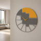 Orologio da parete rotondo in legno dal design moderno ed elegante