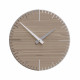 Orologio da parete rotondo in legno dal design moderno