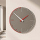 Orologio da parete rotondo in legno dal design moderno