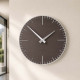 Orologio da parete rotondo in legno dal design moderno