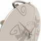 Orologio da parete rotondo in legno dal design moderno