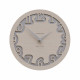 Orologio da parete rotondo in legno dal design moderno