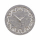 Orologio da parete rotondo in legno dal design moderno
