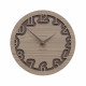 Orologio da parete rotondo in legno dal design moderno