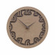 Orologio da parete rotondo in legno dal design moderno
