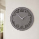 Orologio da parete rotondo in legno dal design moderno