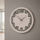 Orologio da parete rotondo in legno dal design moderno