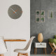 Orologio da parete rotondo in legno dal design moderno