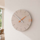 Orologio da parete rotondo in legno dal design moderno