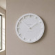 Orologio da parete rotondo in legno dal design moderno