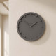 Orologio da parete rotondo in legno dal design moderno