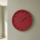 Orologio da parete rotondo in legno dal design moderno