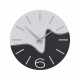 Orologio da parete rotondo in legno dal design moderno
