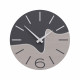 Orologio da parete rotondo in legno dal design moderno