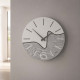 Orologio da parete rotondo in legno dal design moderno