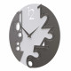 Orologio da parete rotondo in legno dal design moderno