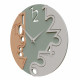 Orologio da parete rotondo in legno dal design moderno