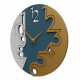 Orologio da parete rotondo in legno dal design moderno