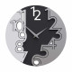 Orologio da parete rotondo in legno dal design moderno