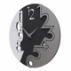 Orologio da parete rotondo in legno dal design moderno