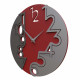 Orologio da parete rotondo in legno dal design moderno