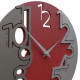 Orologio da parete rotondo in legno dal design moderno
