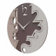 Orologio da parete rotondo in legno dal design moderno