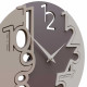 Orologio da parete rotondo in legno dal design moderno