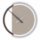 Orologio da parete rotondo in legno dallo stile moderno ed elegante