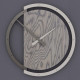 Orologio da parete rotondo in legno dallo stile moderno ed elegante