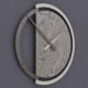 Orologio da parete rotondo in legno dallo stile moderno ed elegante