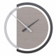 Orologio da parete rotondo in legno dallo stile moderno ed elegante