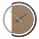 Orologio da parete rotondo in legno dallo stile moderno ed elegante