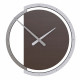 Orologio da parete rotondo in legno dallo stile moderno ed elegante