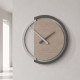 Orologio da parete rotondo in legno dallo stile moderno ed elegante