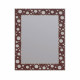 Specchio da parete con cornice in legno dal design moderno