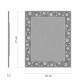 Specchio da parete con cornice in legno dal design moderno