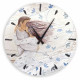 Orologio da parete moderno con bassorilievo con retro in legno massello
