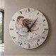Orologio da parete moderno con bassorilievo con retro in legno massello