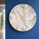 Orologio da parete rotondo grande con bassorilievo con retro in legno massello