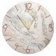 Orologio da parete rotondo grande con bassorilievo con retro in legno massello