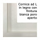 Quadro astratto moderno dipinto a mano su tela "Comete" 130x70