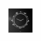 Orologio da parete in metallo design italiano per salotto e soggiorno "NIDO"