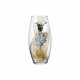 Vaso in vetro Amarilis medio 25° anniversario fiori inclusi