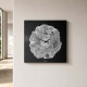Orologio da parete in metallo di design italiano per soggiorno "LIFE"