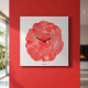 Orologio da parete in metallo di design italiano per soggiorno "LIFE"