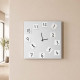 Orologio da parete moderno in metallo con numeri magnetici movibili "CHANGING"